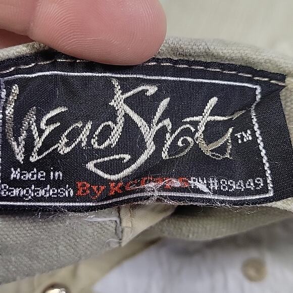 Captain Dan's Erie Dearie Adjustable Back Unisex Hat Khaki & Blue - Picture 7 of 8